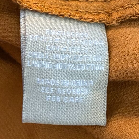 Lucky Brand Corduroy Tiered Dress Long Sleeve Knee Length Boho Prairie Western-M - Picture 11 of 13